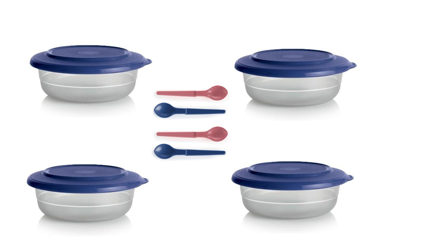 Kristály Tál 275ml (4 db) + Kávéskanál (4db)