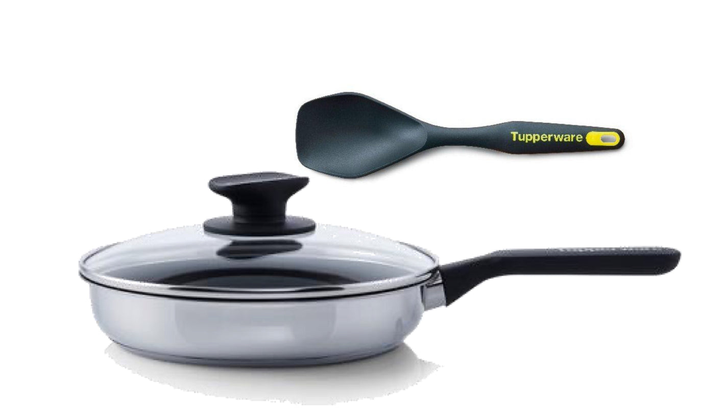 Univerzális Serpenyő 28 cm (fedővel) + MF Tálalókanál